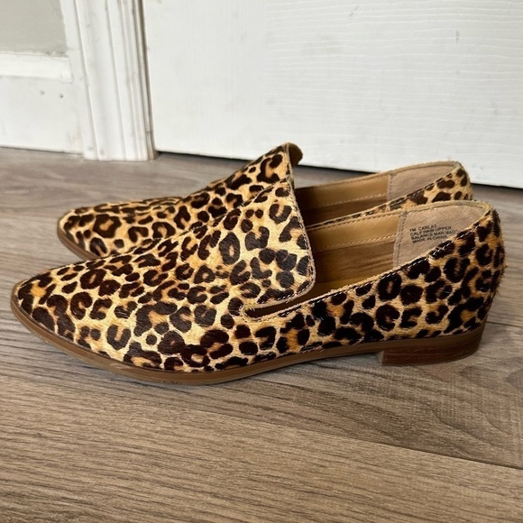 Crown Vintage Carla2 Leopard Print Calf Hair Loafer - Picture 5 of 6
